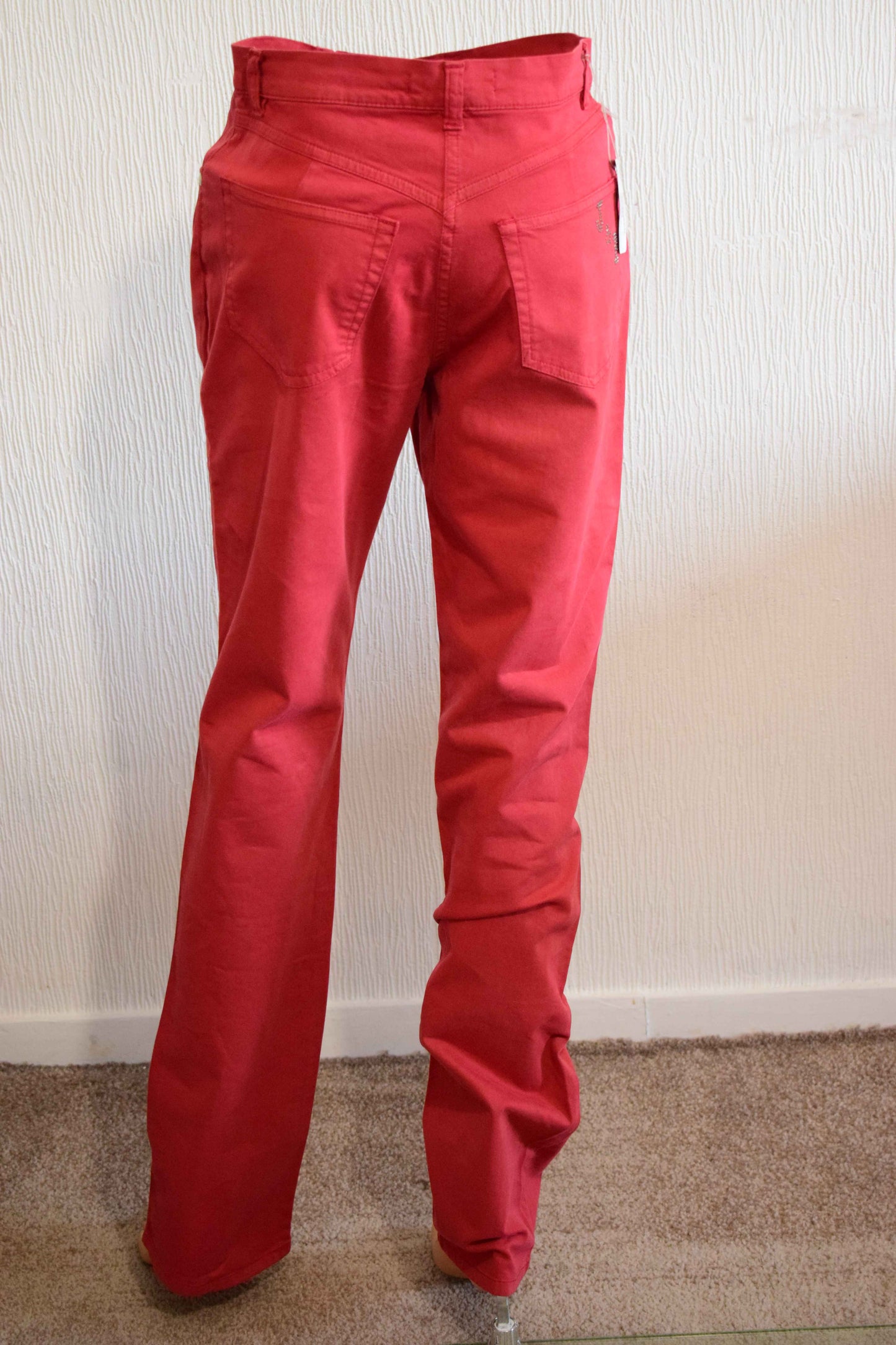 Pantalon femme Jeans Polo – Rouge – Taille 40