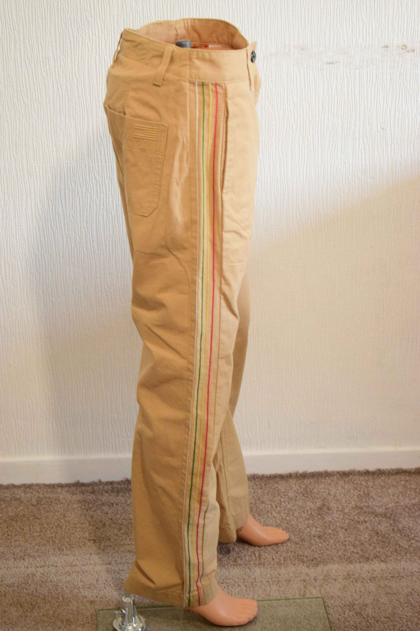 Pantalon chino femme Tommy Hilfiger – Beige camel – Taille S