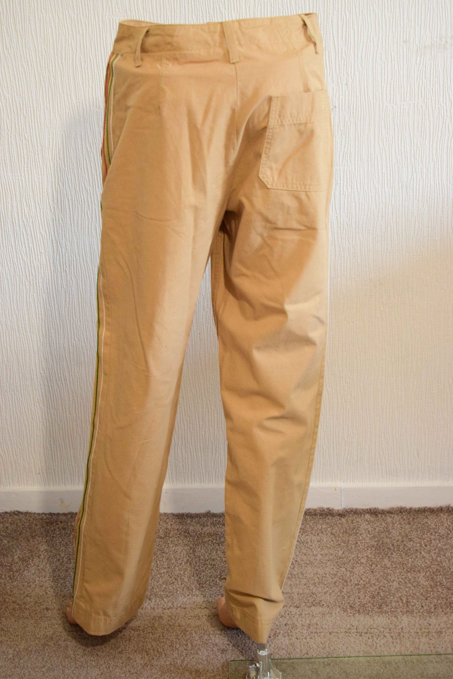 Pantalon chino femme Tommy Hilfiger – Beige camel – Taille S