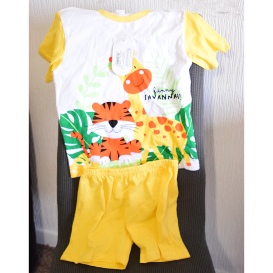 Ensembles 2 pièce Blanc/Jaune 3Ans
