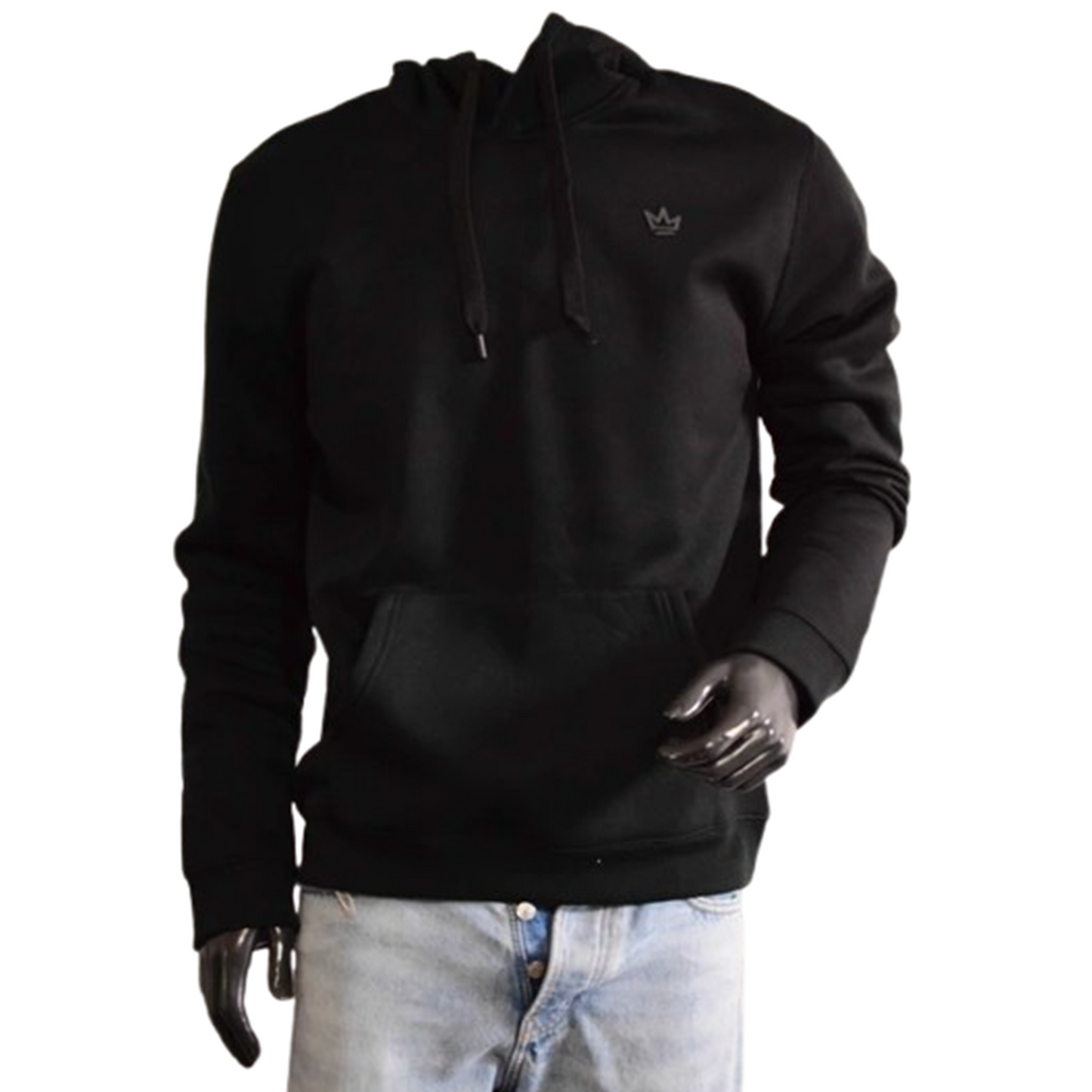 Sweat à capuche homme Chess King – Noir – L