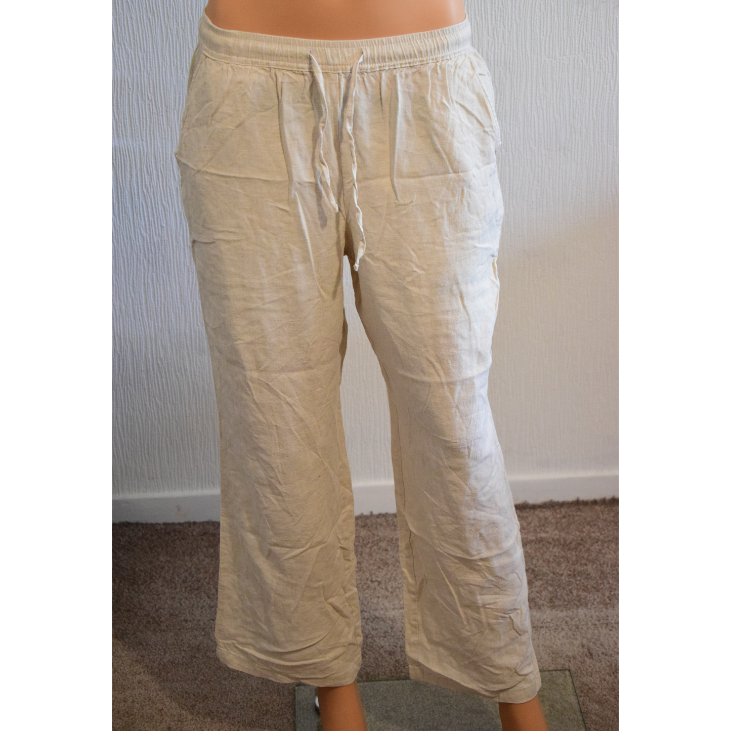 Pantalon femme Madlady – Beige naturel – Taille S