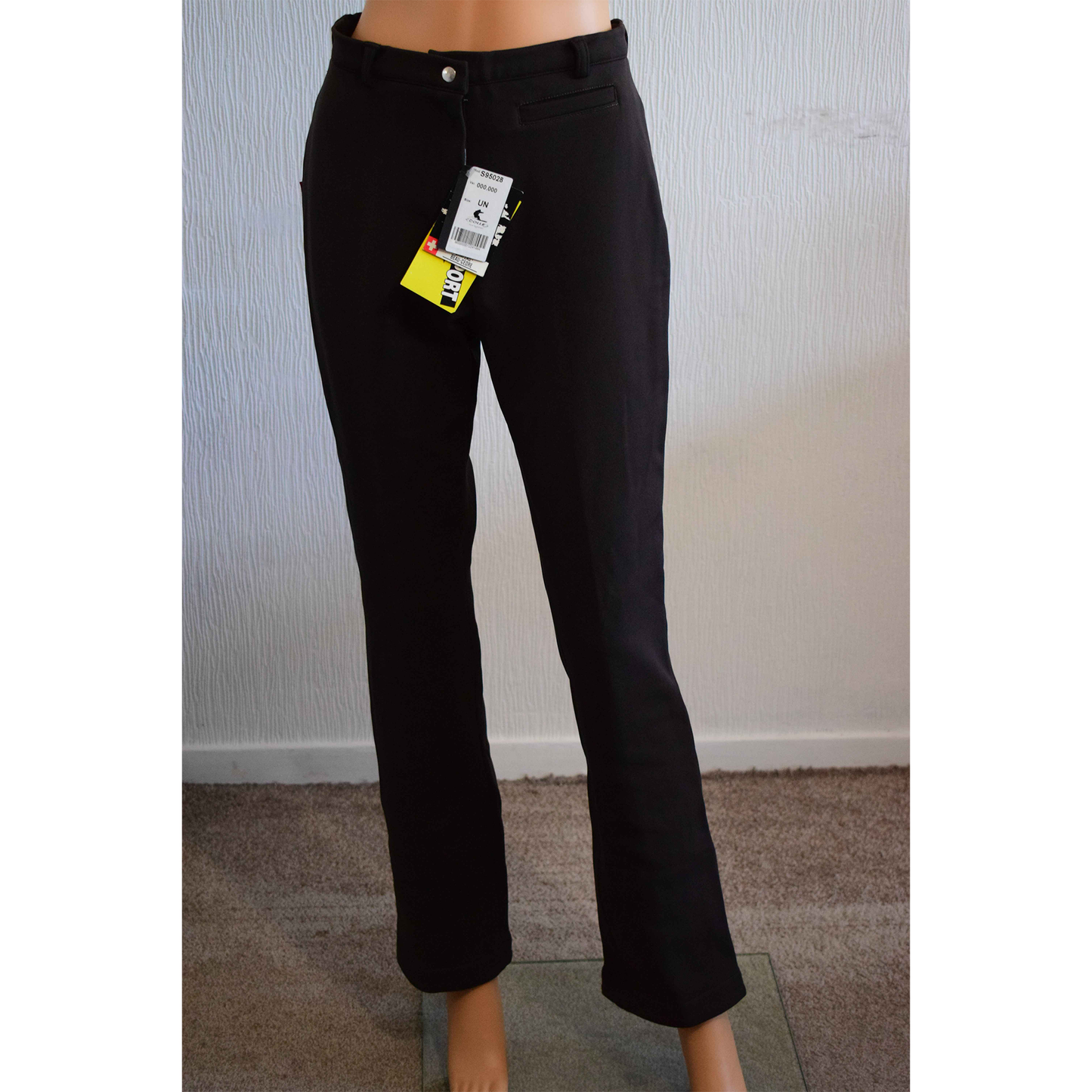 Pantalon Élégance Chateau Beau-cedre Marron Coupe Droite 40