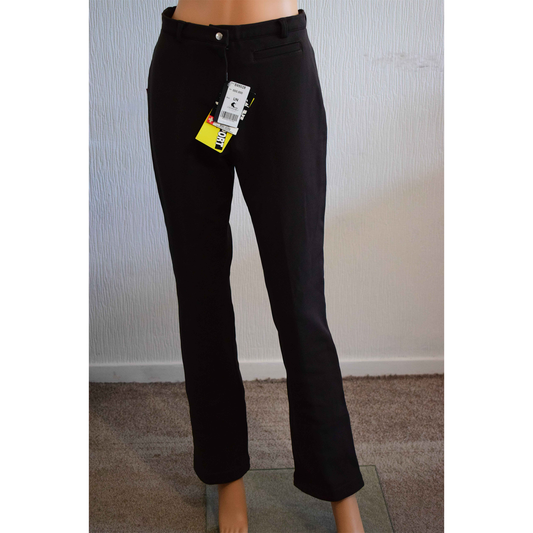 Pantalon Élégance Chateau Beau-cedre Marron Coupe Droite 40