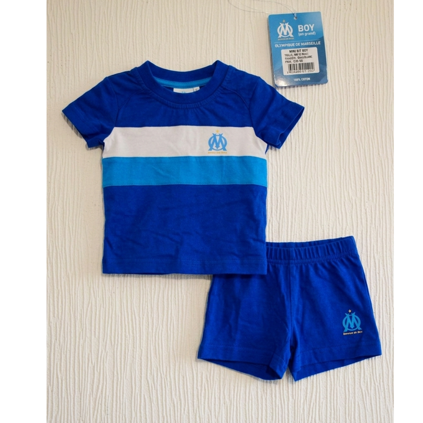 Ensemble T-shirt et Short Olympique de Marseille (OM) - Bébé Garçon 6mois