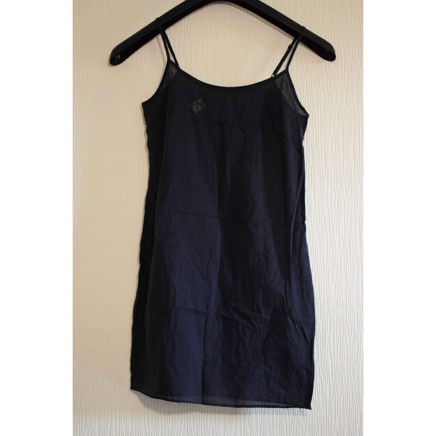 Robe nuisette à fines bretelles bleu marine foncé 36