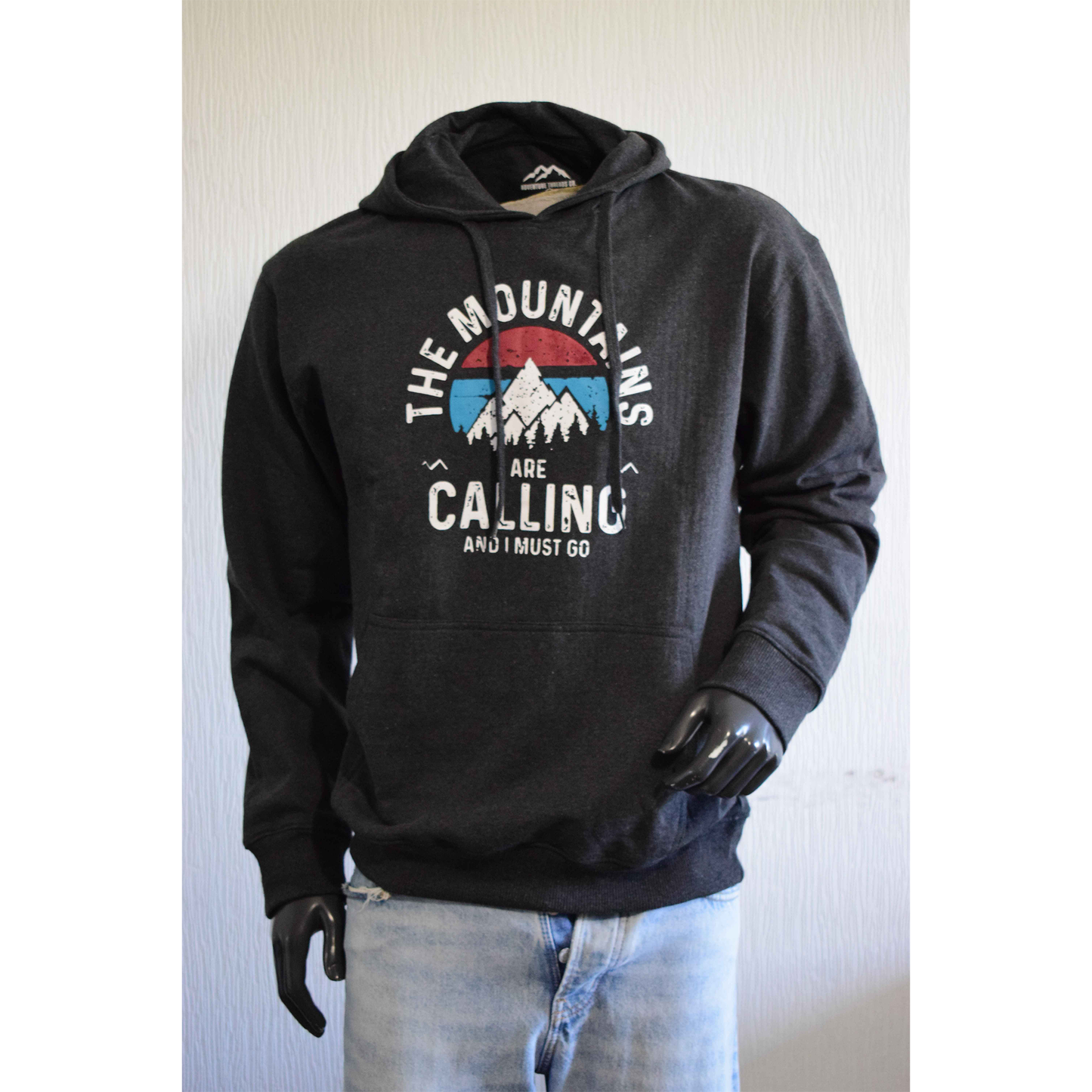 Sweat à Capuche Noir "Adventure Expedition XL