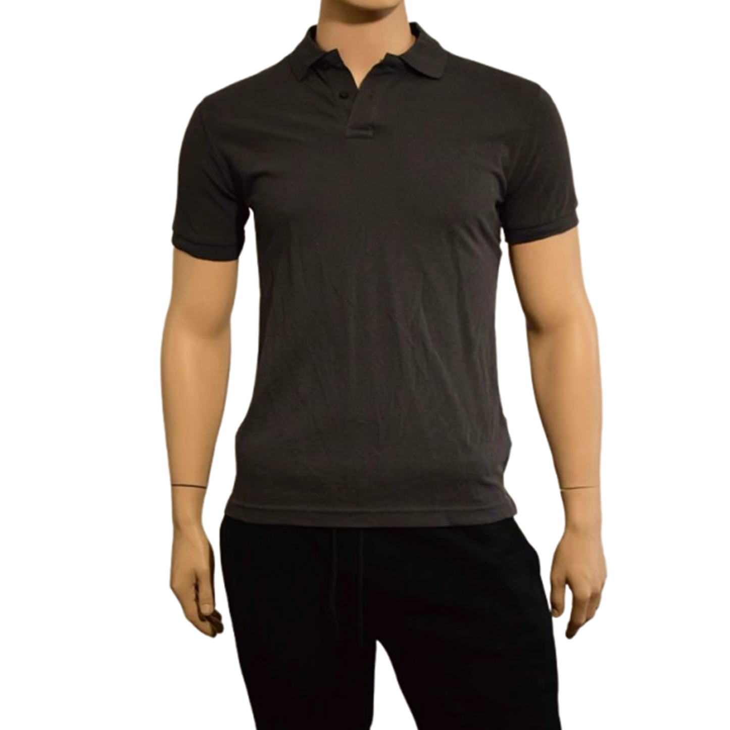 Polo homme bristol gris foncé S