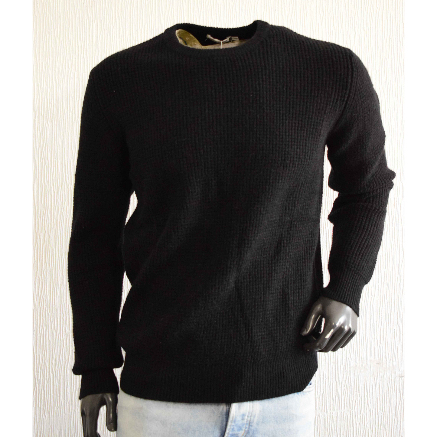 Pull homme noir william de faye