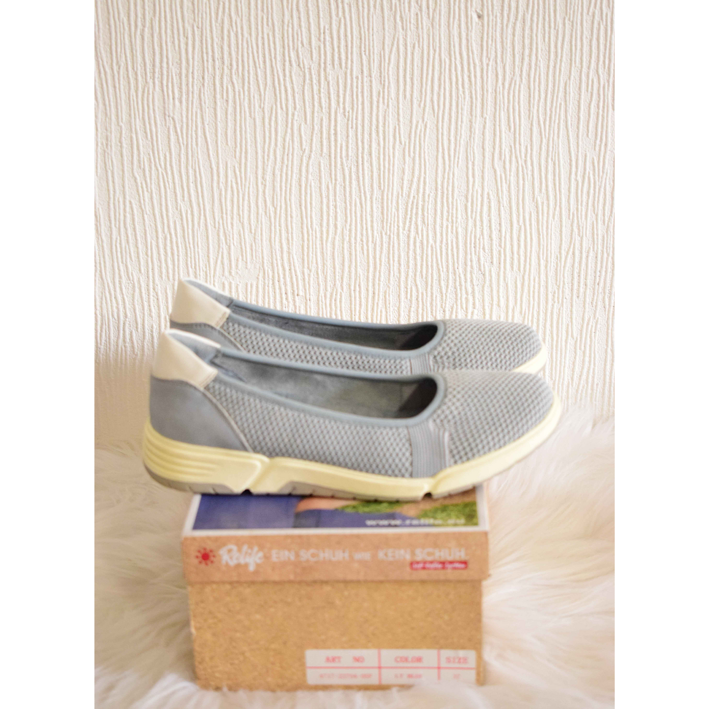 Chaussures Mousse Ergonomiques Bleu Ciel & Semelle Amortissante – Relife 37