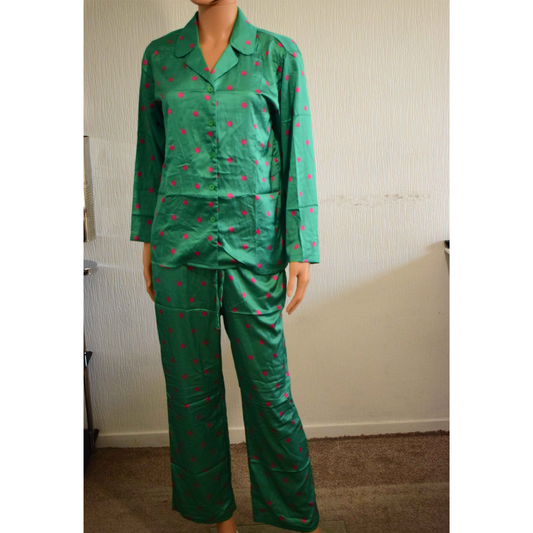 Ensemble pyama nudea Vert