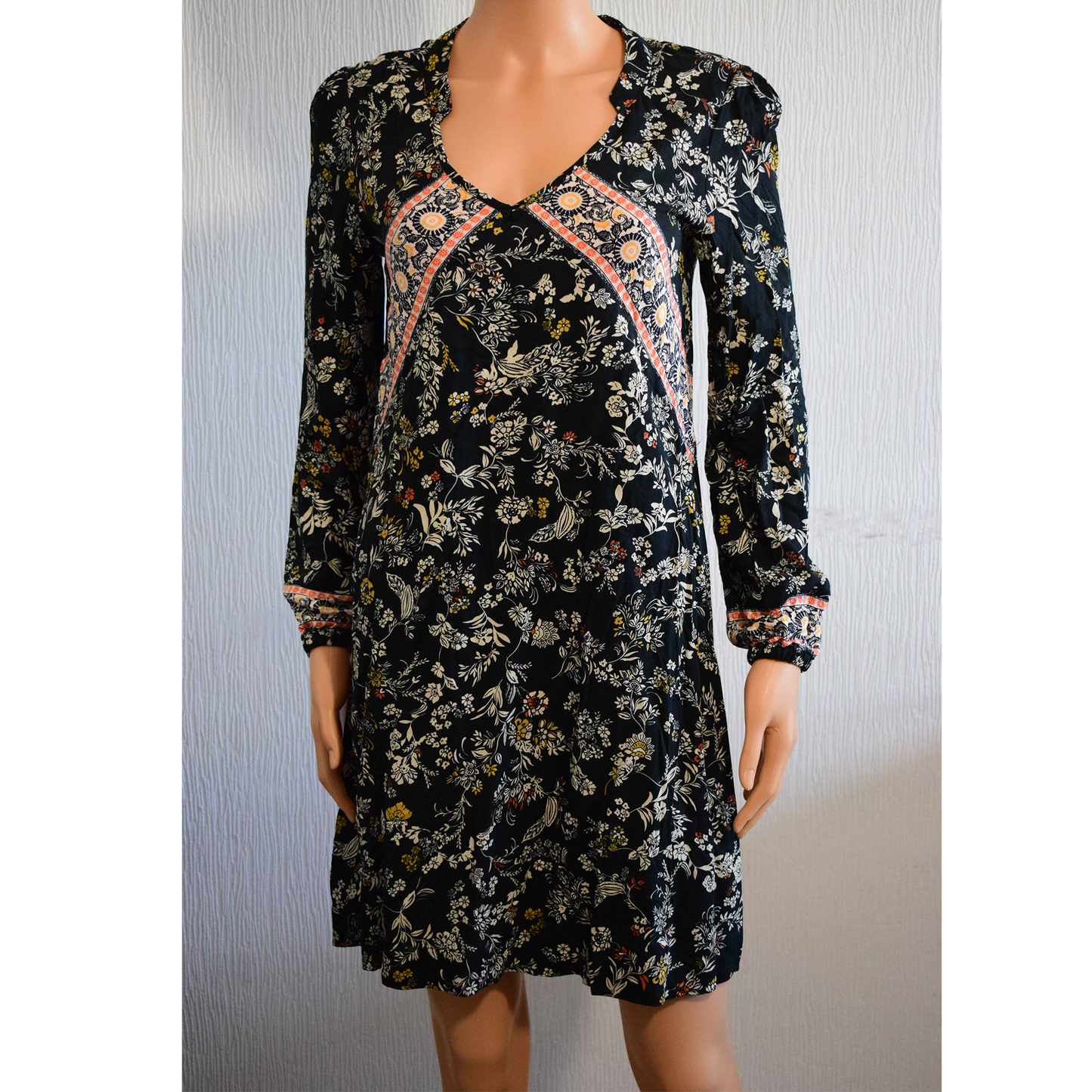Robe femme Little Lin – Fleuri noir