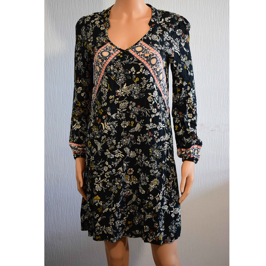 Robe femme Little Lin – Fleuri noir