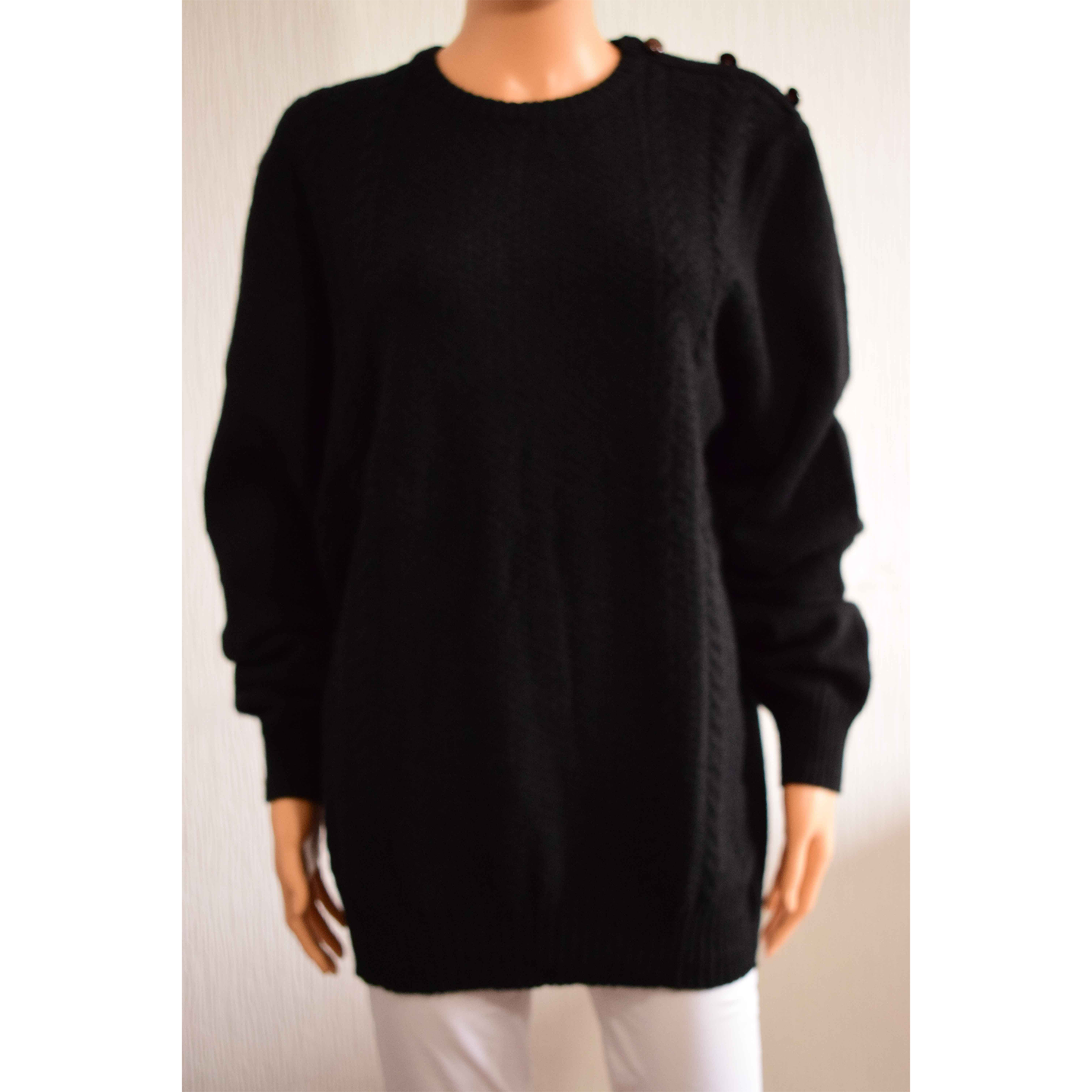 Pull noir femme G&jo xxl