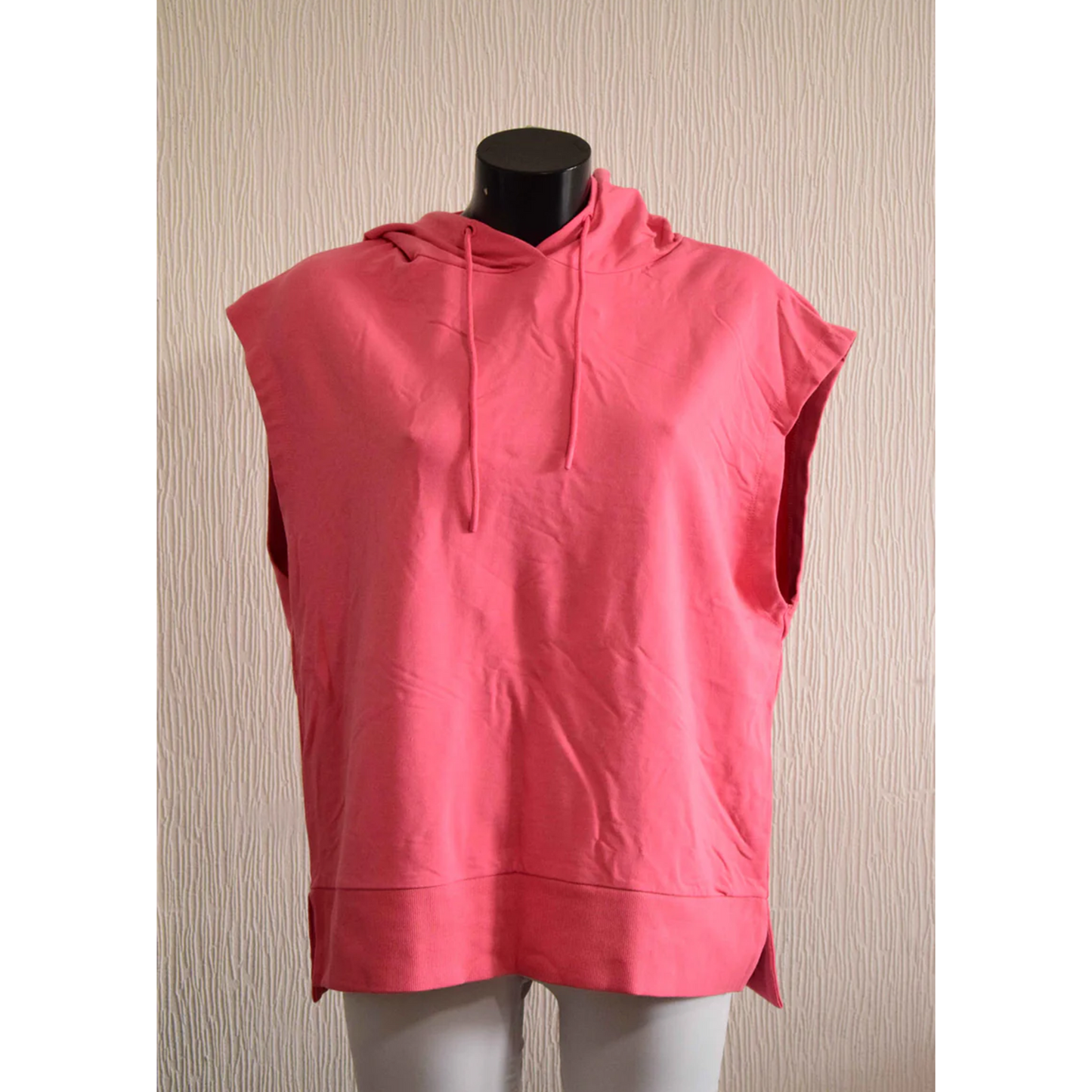 Sweat sans manches à capuche S