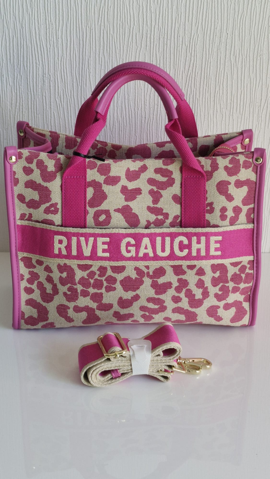 Sac rive gauche Leopard