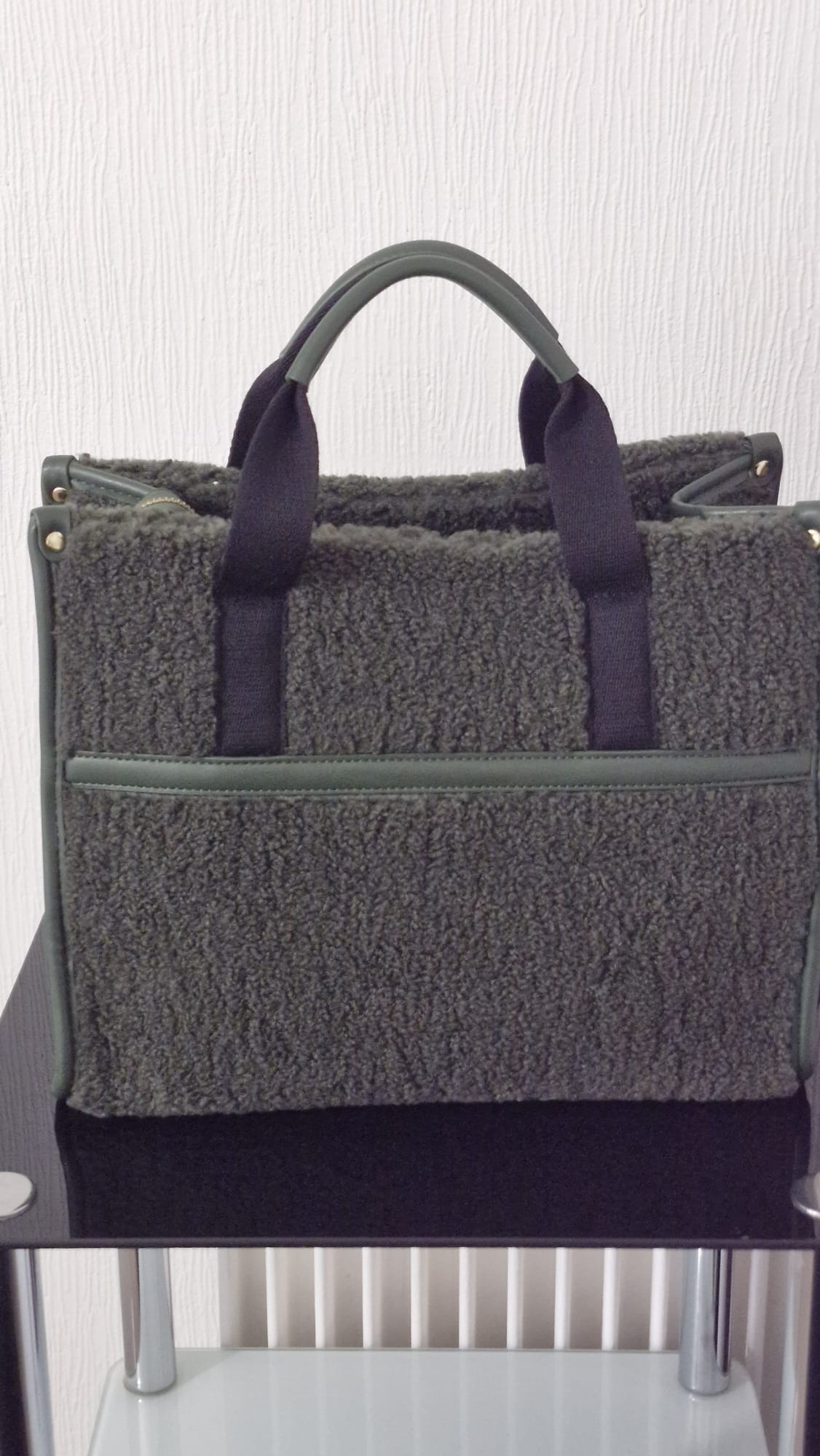 Sac cabas en moumoute "Rive Gauche"