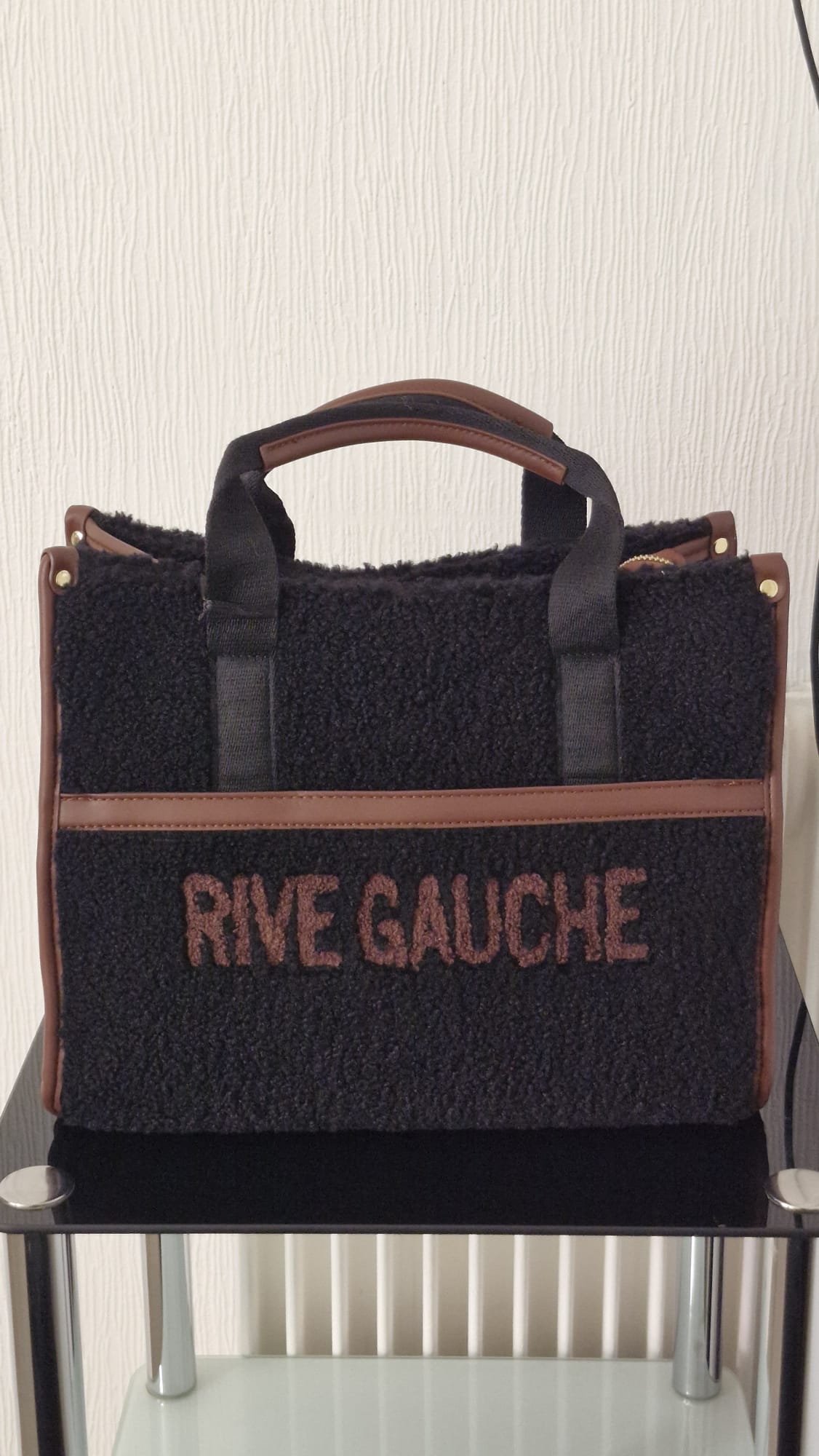 Sac cabas en moumoute "Rive Gauche"