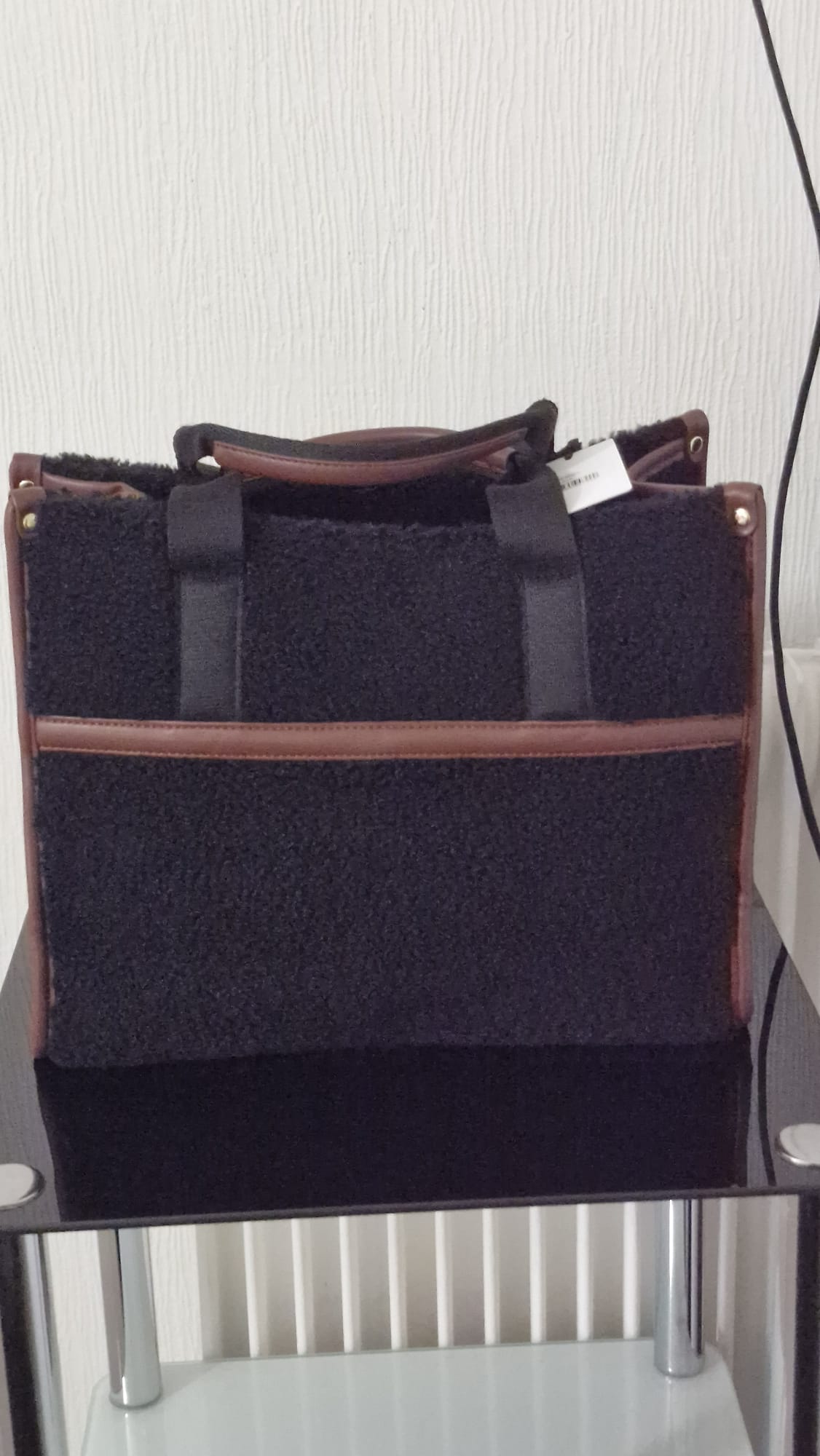 Sac cabas en moumoute "Rive Gauche"