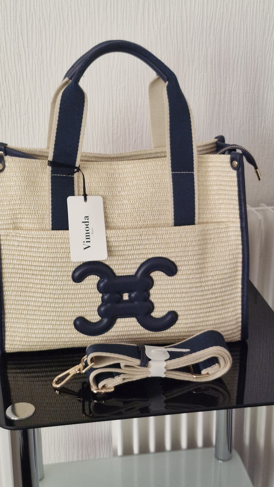 Sac double C Marine/Navy