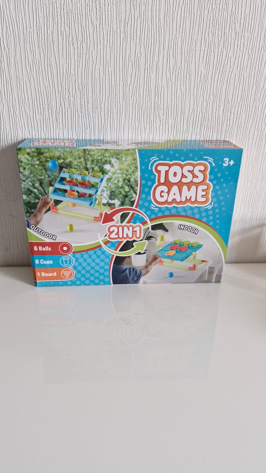 Jeu de Lancer 2-en-1 – Toss Game (Gobelet-Pong)