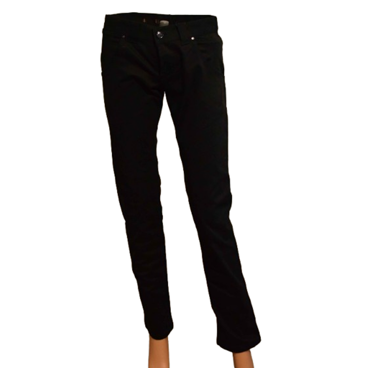 Pantalon Slim Noir "Monochrome Pitch Black" M