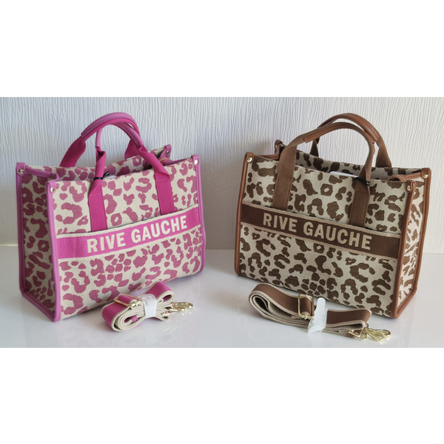Sac rive gauche Leopard