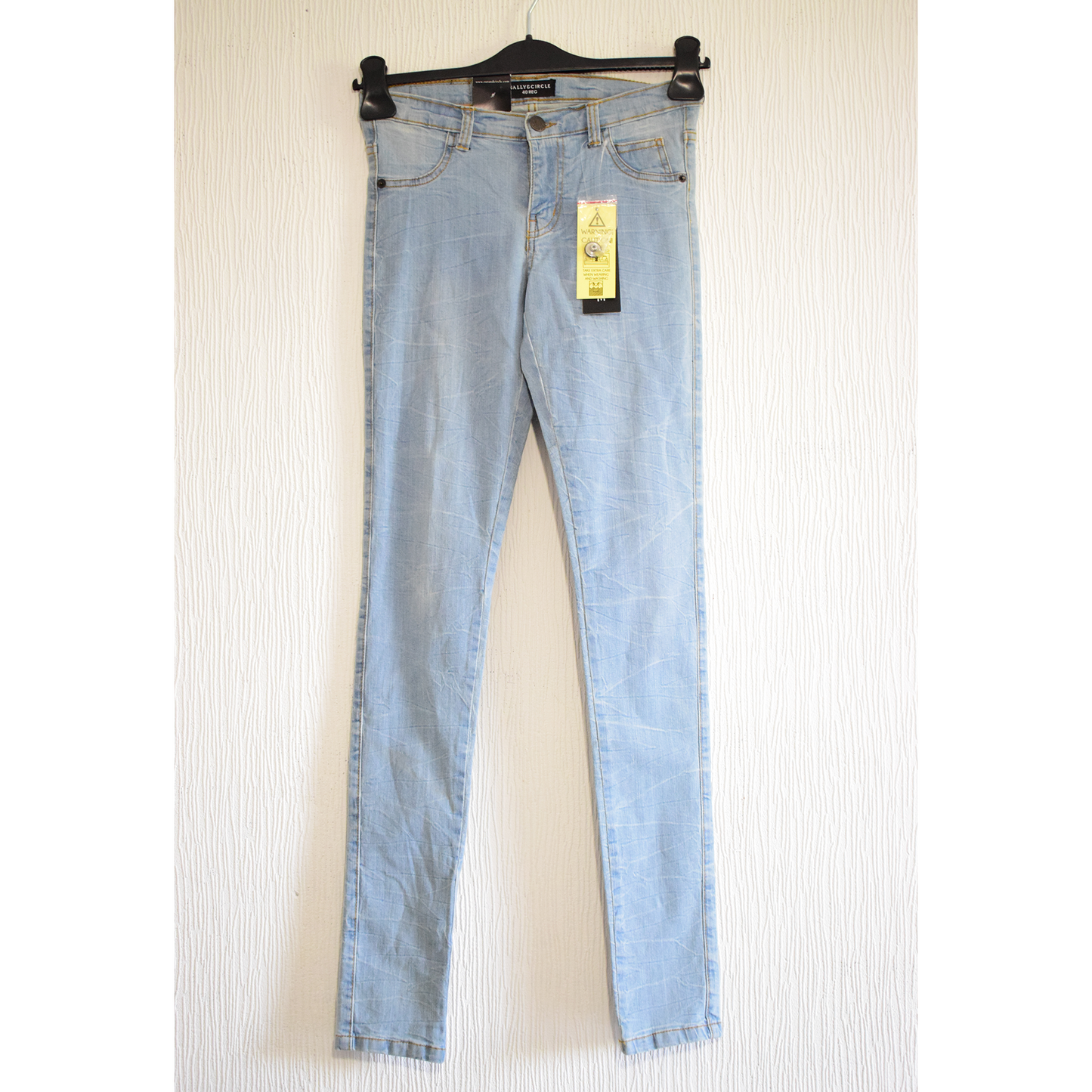 Jean slim bleu clair délavé - Sally & Circle 40