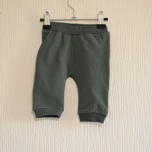 Pantalon de jogging en molleton vert kaki - Enfant 1-2 Mois
