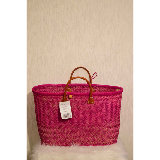 Panier tressé artisanal Madagascar