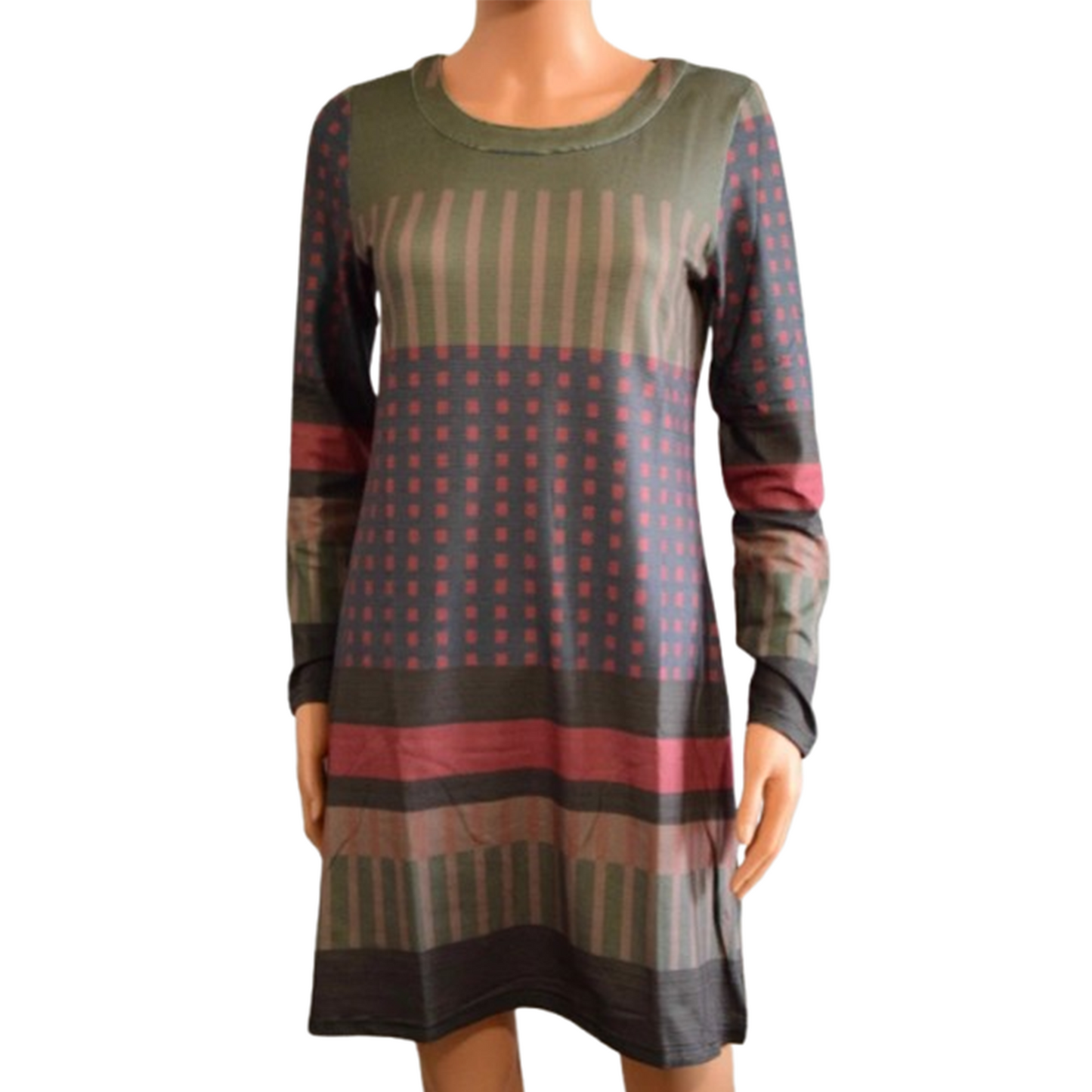 Robe femme Soggo – Imprimé géométrique – Taille