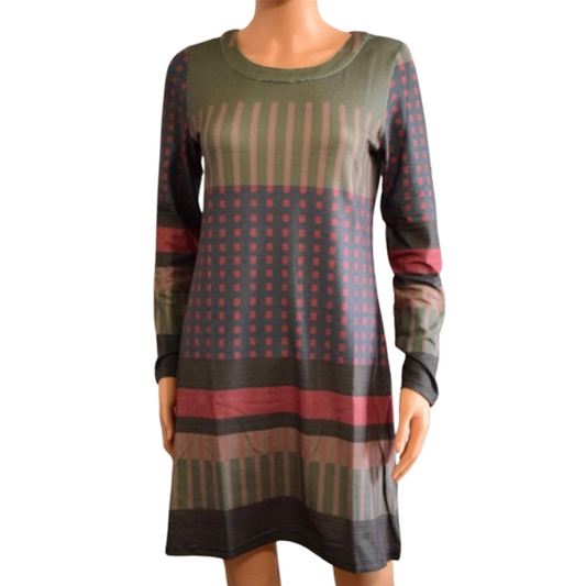 Robe femme Soggo – Imprimé géométrique – Taille